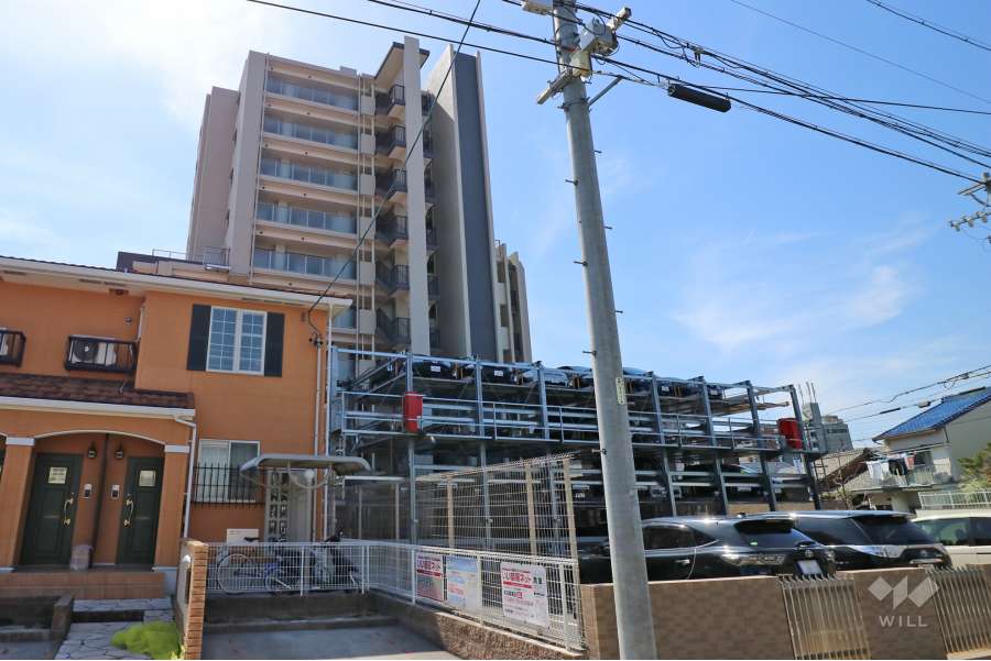バンベール昭和元宮町の外観（北東側から）