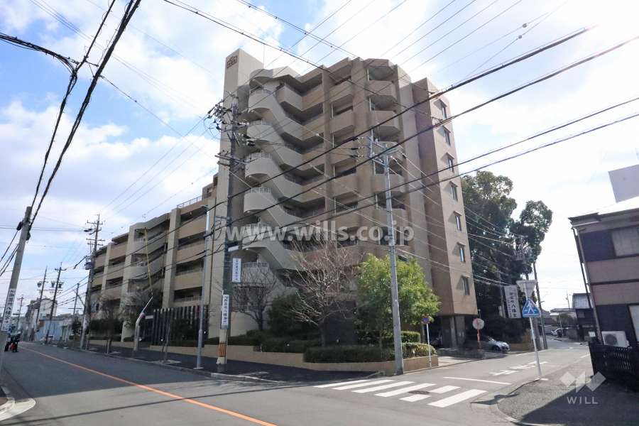 メイツ御器所シティヴェルデの外観（北側から）