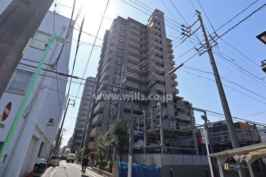 ライオンズシティ桜山の外観（北東側から）