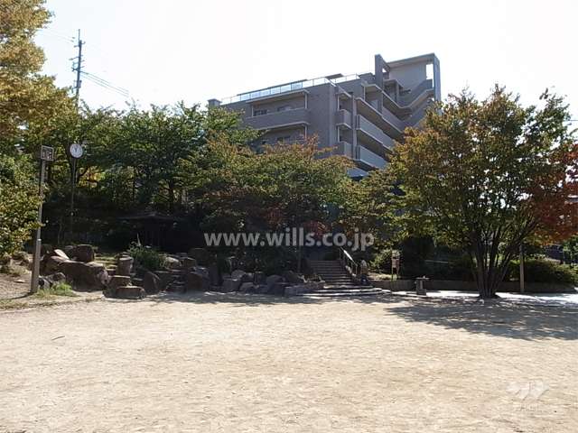 敷地の北側には隣接して『西緑丘新池公園』があります。