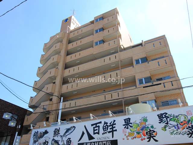 ユニーブル山花マンションの外観（北側から）