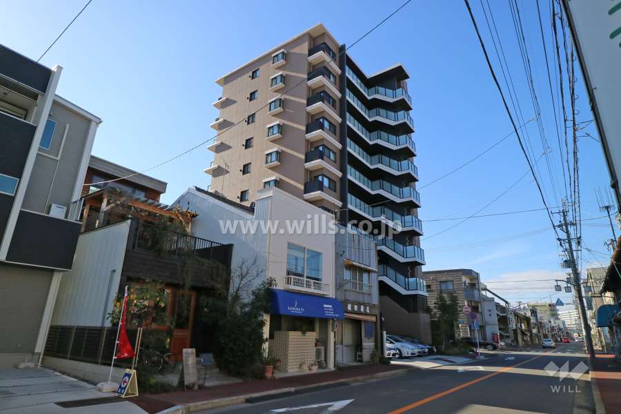 プラセシオン昭和吹上の外観(北東側から)