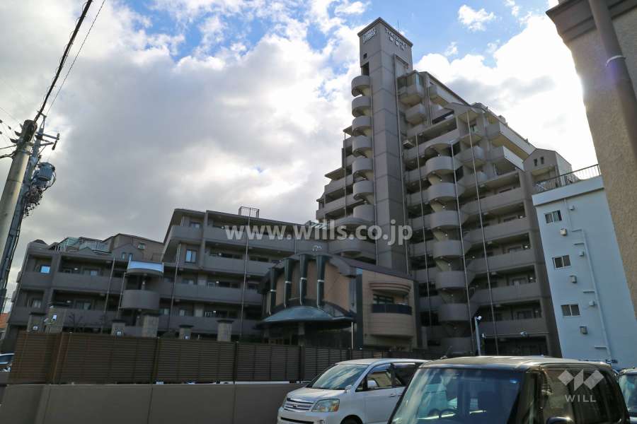 ライオンズガーデン御器所の外観(北西側から)