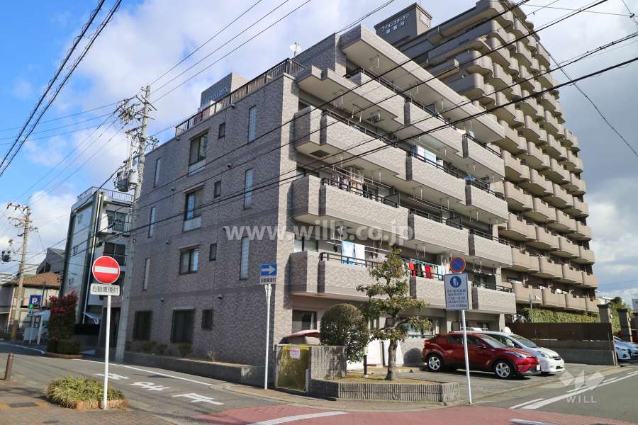 御器所レックスマンションの外観(南西側から)