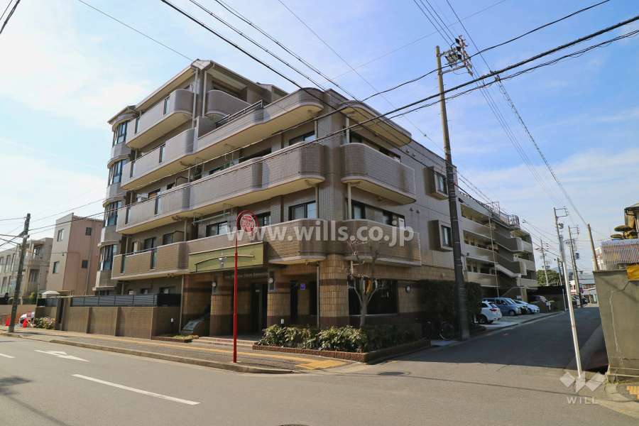 ライオンズマンション昭和川名町の外観（北東側から）