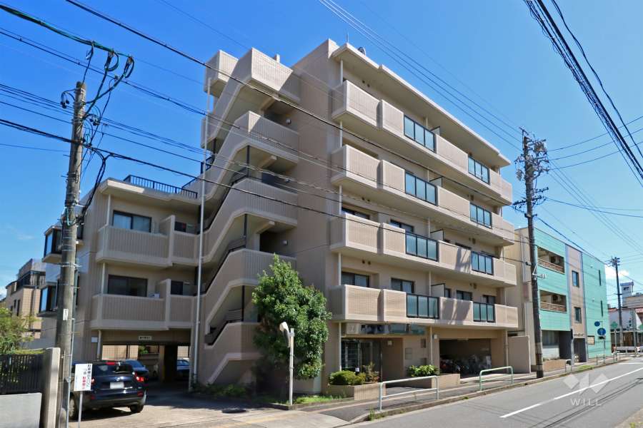 川名シティハウスの外観(北東側から)
