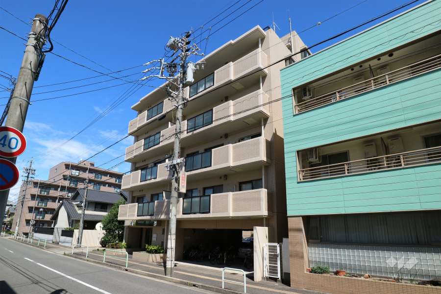 川名シティハウスの外観(南西側から)
