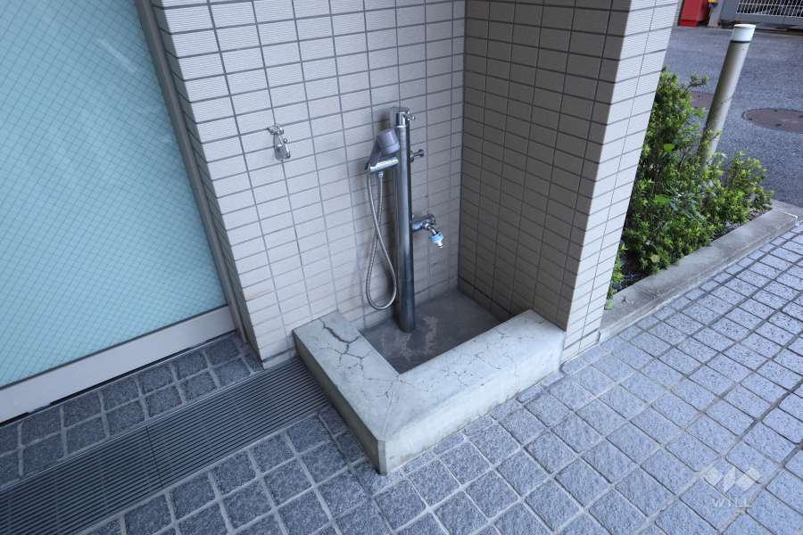 ペット足洗い場