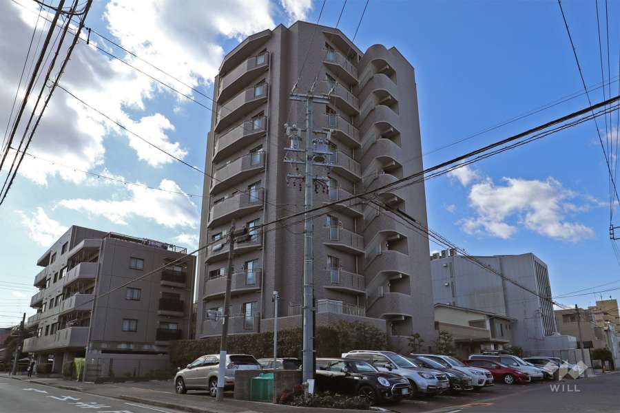 グランプレイス御器所の外観（北東側から）