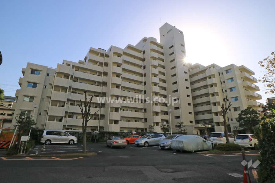 杁中スカイタウンA棟の外観（北東側から）