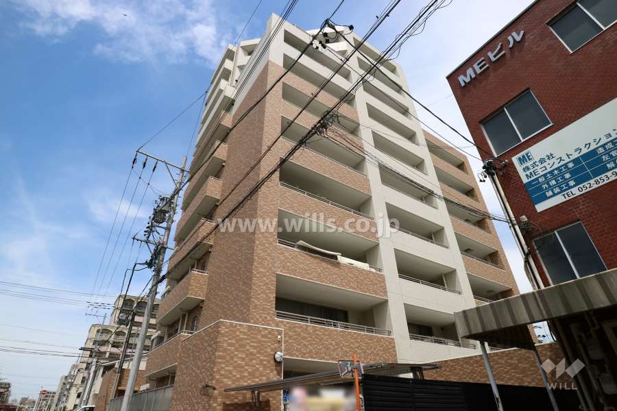 D’クラディア川名の外観（南西側から）