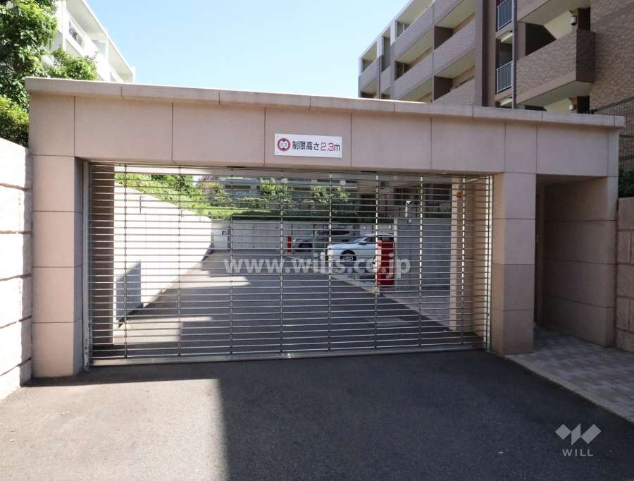 駐車場出入り口（リングシャッター付き）