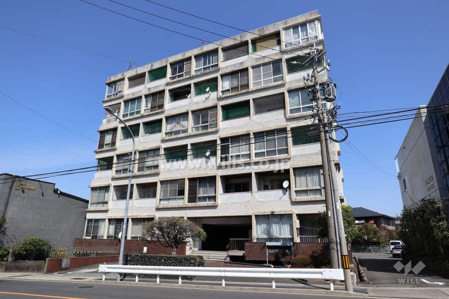 南山アビタシオンの外観（南東側から）
