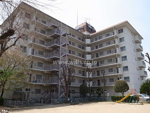 仁川スカイハイツの外観（北東側から）