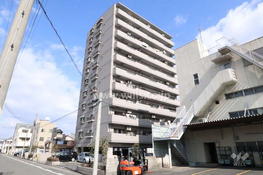 アメニティ白金の外観（南西側から）