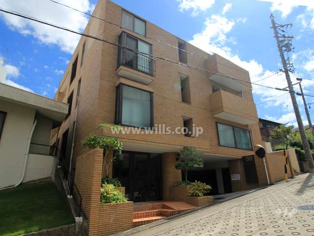 三旺マンション山手の外観（北西側から）