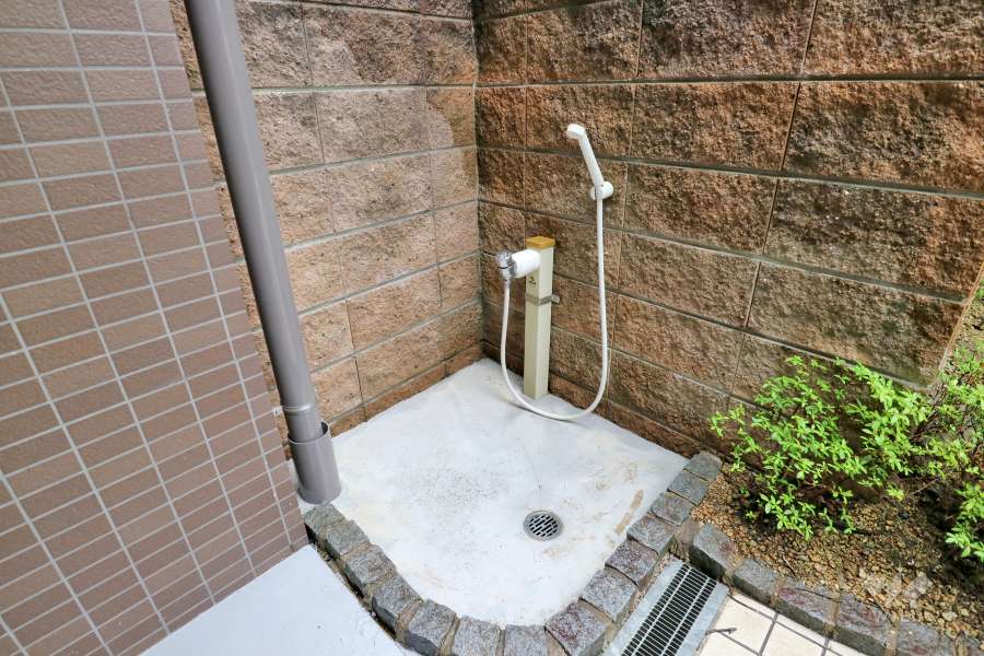 ペット足洗い場