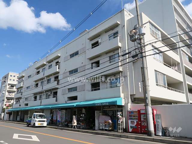 摂津マンションE棟の外観(南西側から)