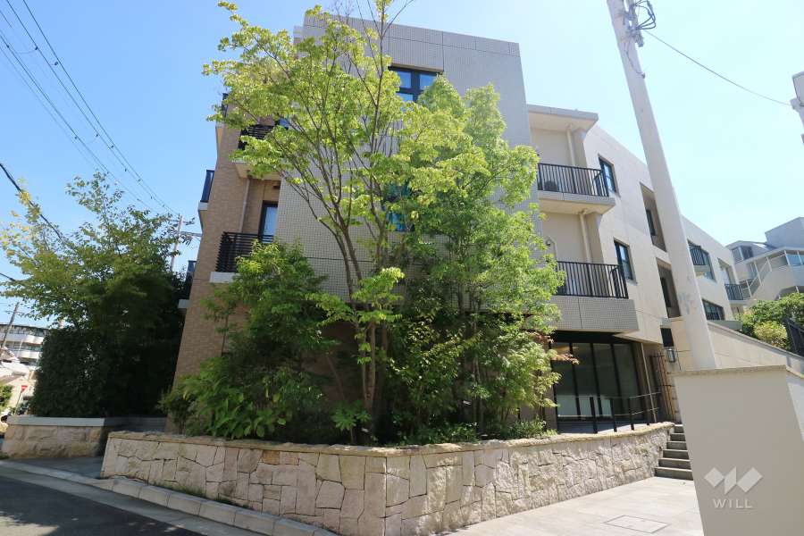 グランドメゾン夙川松園町ザ・ハウスの外観（北側から）