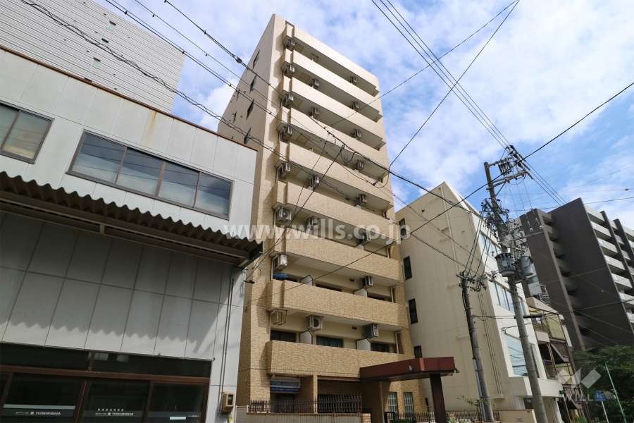 ダイアパレス新栄の外観（北西側から）