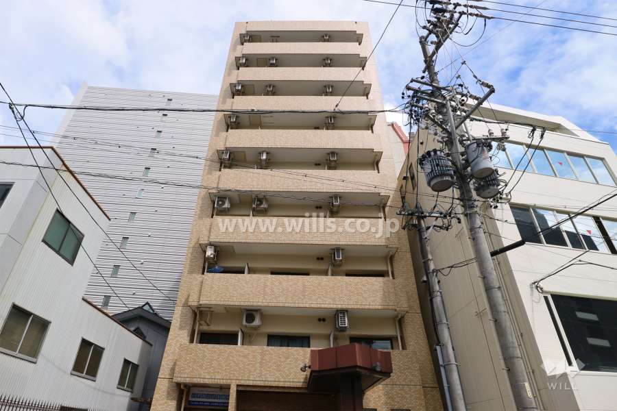 ダイアパレス新栄の外観（西側から）