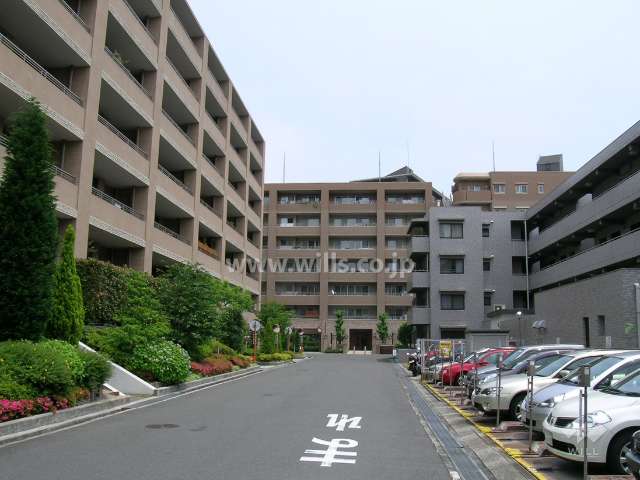 周辺はマンションが多く立ち並ぶ住宅地です。