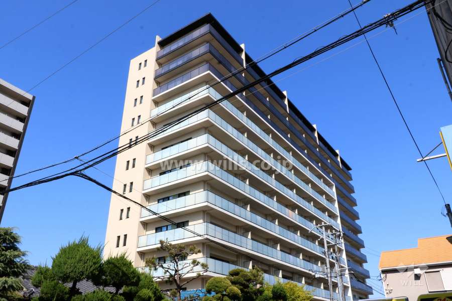 ルフォン・ジオ池田の外観（南西側から）