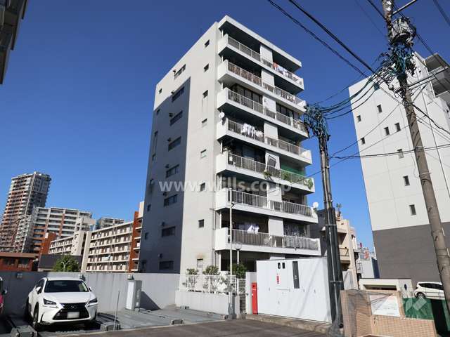 星ヶ丘マンションの外観（南西側から）