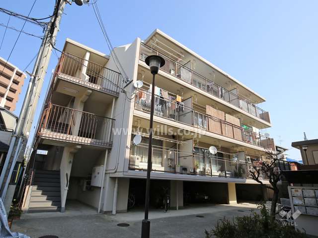 ベル香枦園　北棟の外観（南西側から）