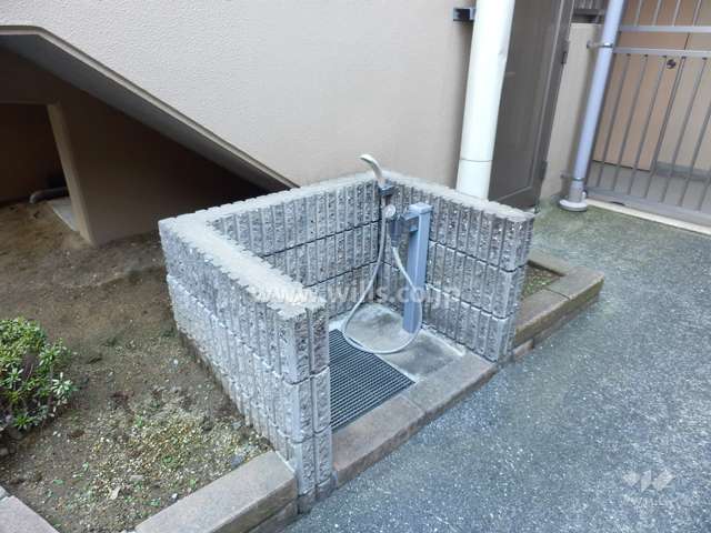 ペットの足洗い場