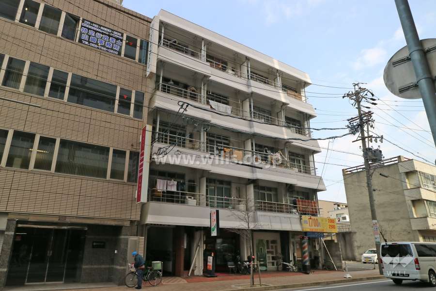 今池愛銀コーポの外観（南西側から）