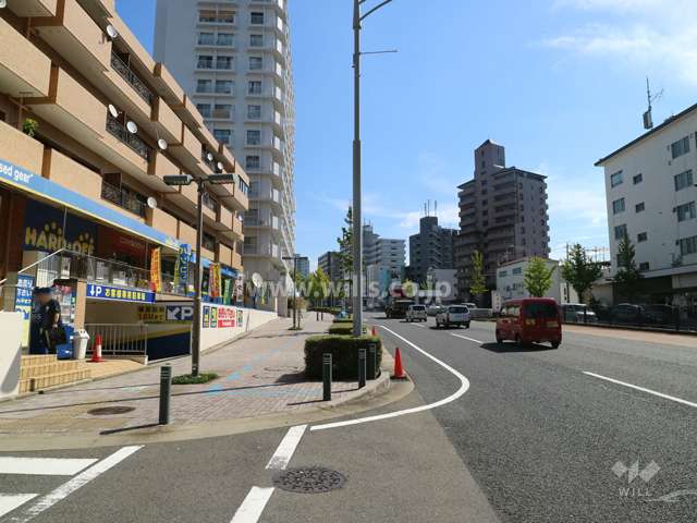 敷地南側前面道路