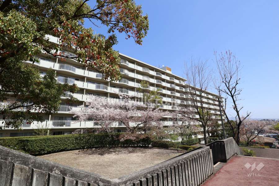 コミュニタス千代が丘N棟の外観（南西側から）