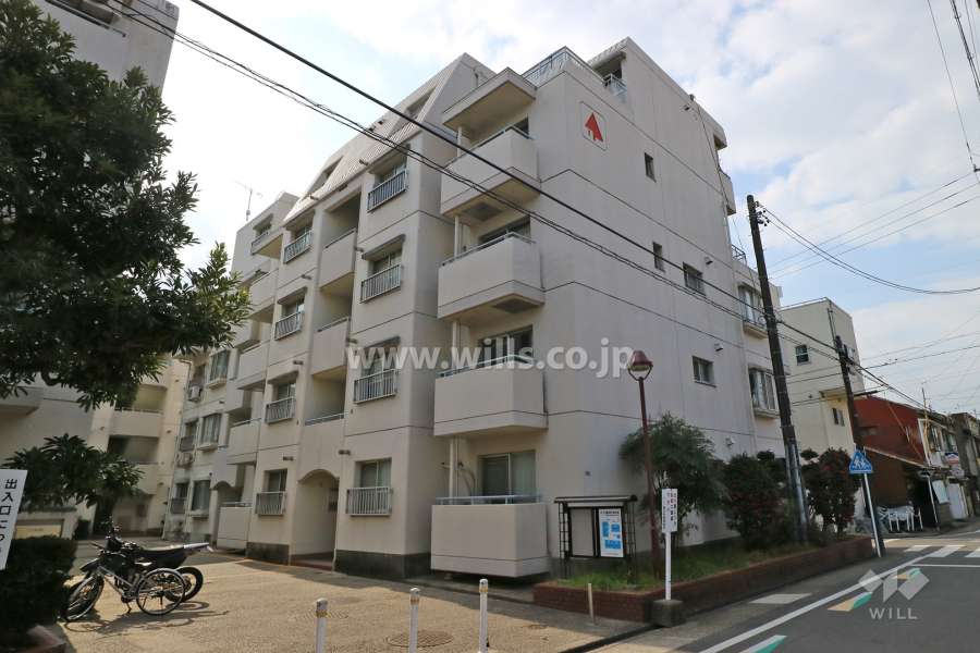 メゾン豊年町１号棟の外観（北東側から）