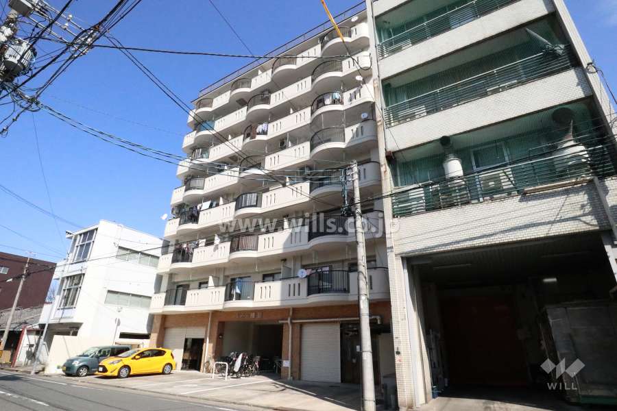 シャトー桜蘭（千種通７丁目）の外観（南側から）