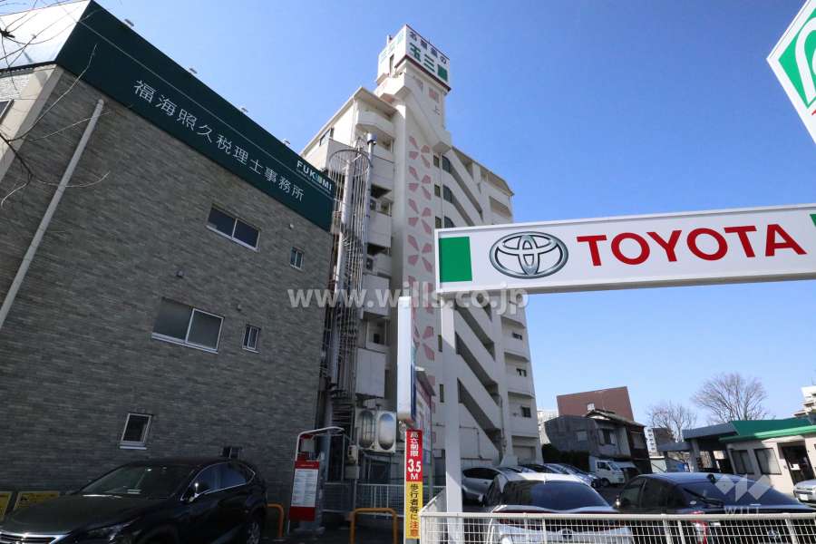 シャトー桜蘭（千種通７丁目）の外観（東側から）