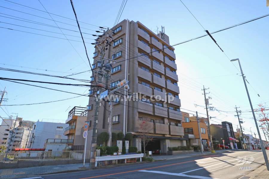 ヴェルビュ自由ケ丘の外観（北東側から）