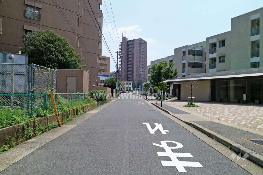 ヴィークステージ茶屋ヶ坂の外観（北側から）