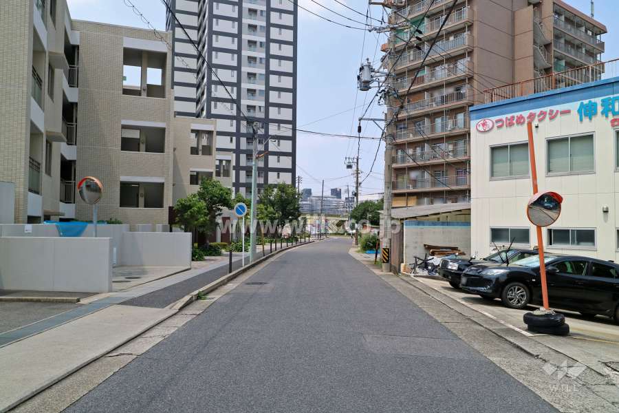 ヴィークステージ茶屋ヶ坂の外観（南東側から）