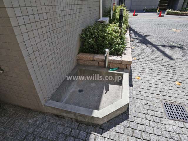 ペット足洗い場
