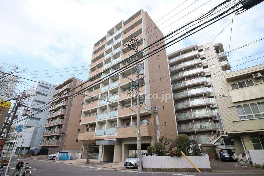 パルティール今池の外観（南東側から）
