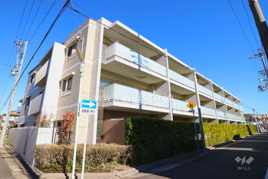 キャッスルニューコート茶屋ヶ坂の外観（南西側から）