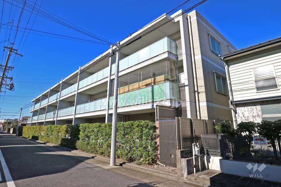 キャッスルニューコート茶屋ヶ坂の外観（南東側から）