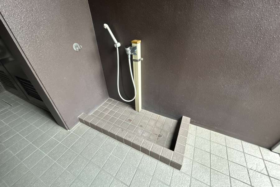 ペット足洗い場