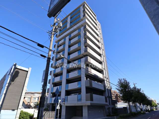 パークナード茶屋ヶ坂の外観(南西側から)