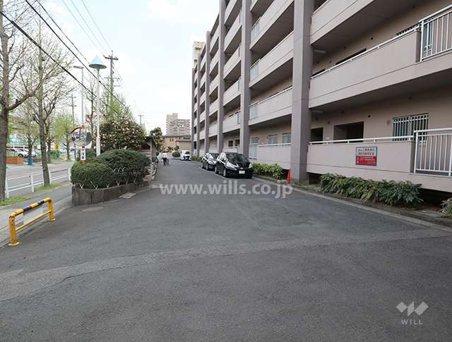 敷地北側の北側スペース