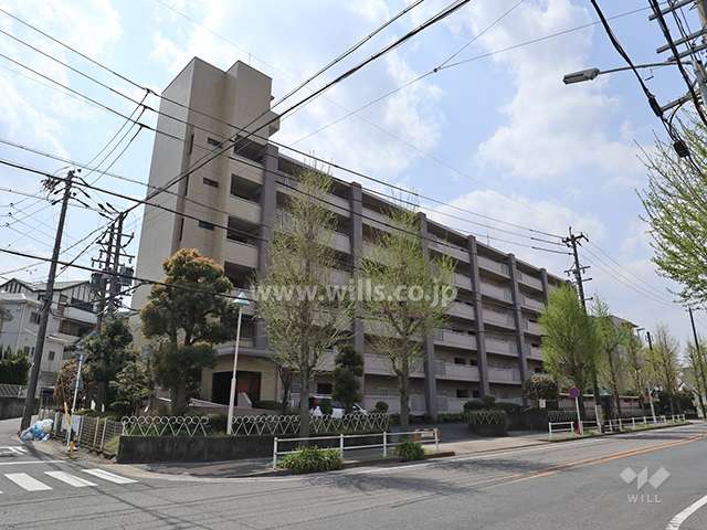 藤森西住宅Ｎ棟の外観(北東側から)