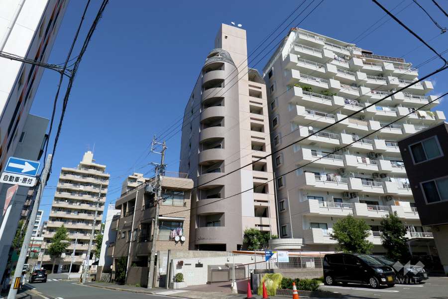 メゾン・ド・アビームの外観（南側から）