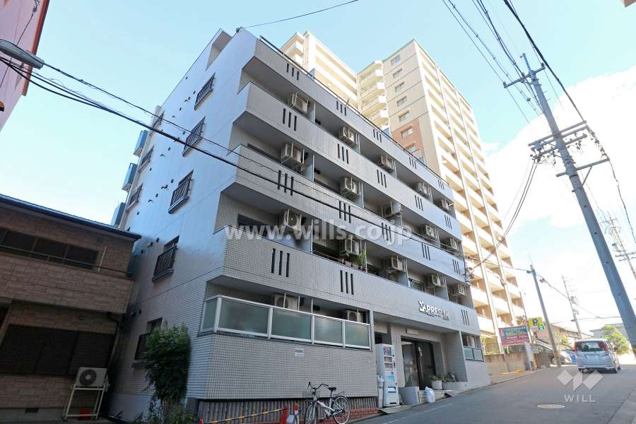 プレスイン正木の外観（南西側から）