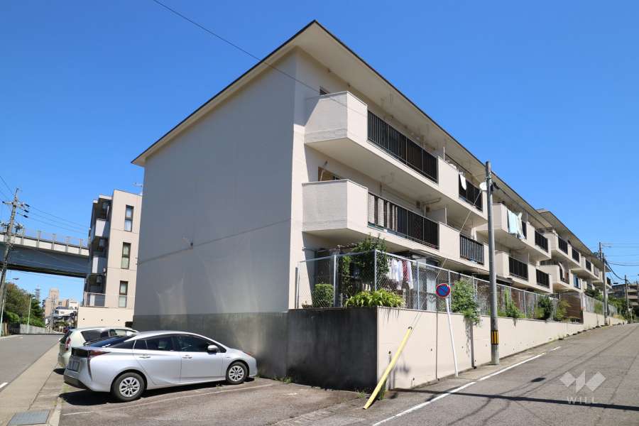 藤の上ハイツの外観（南西側から）